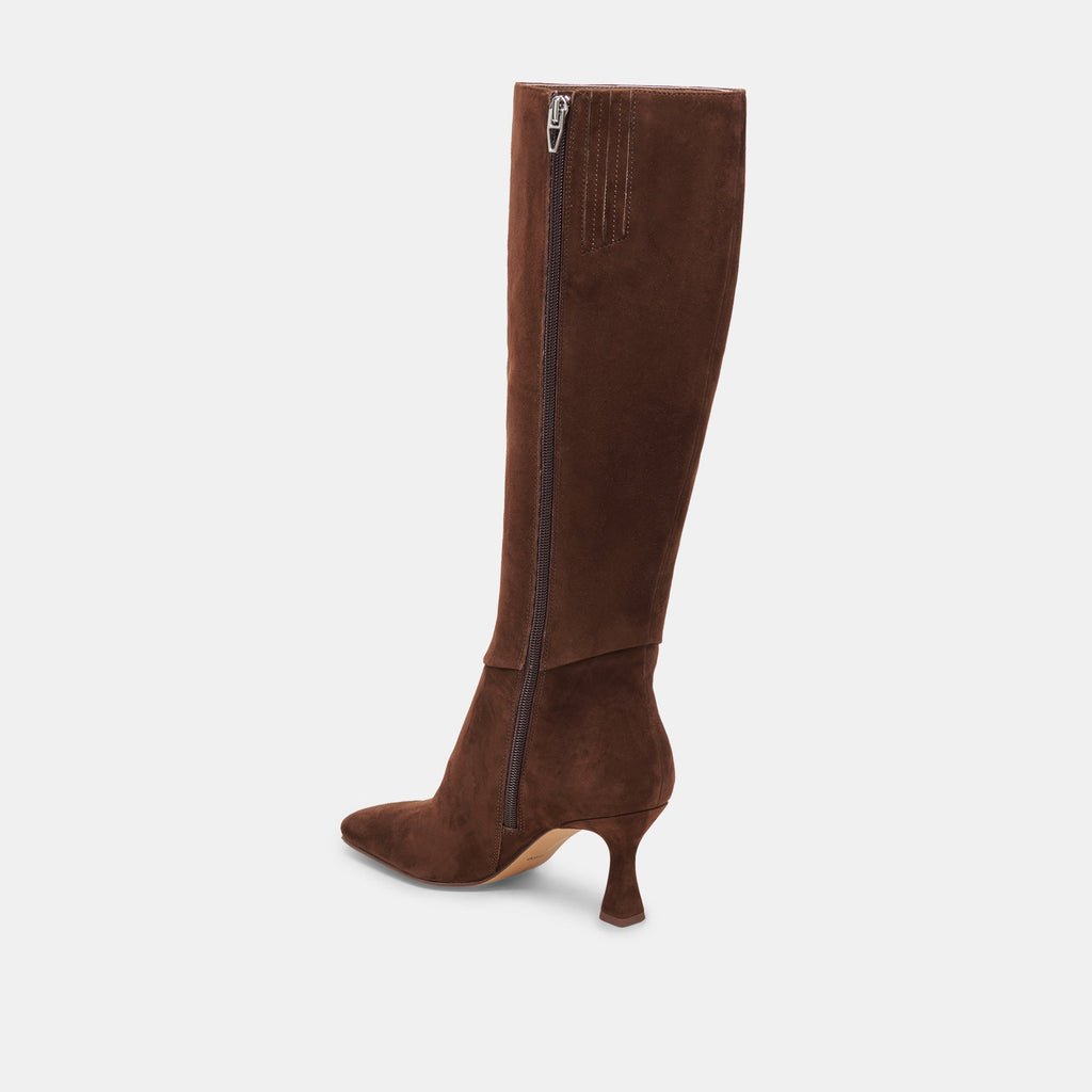 GYRA BOOTS DK BROWN SUEDE