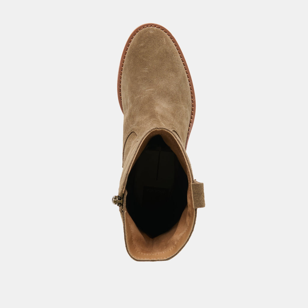 HALINE H2O BOOTS OLIVE SUEDE