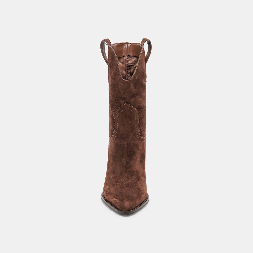 JESSEY BOOTS DK BROWN SUEDE