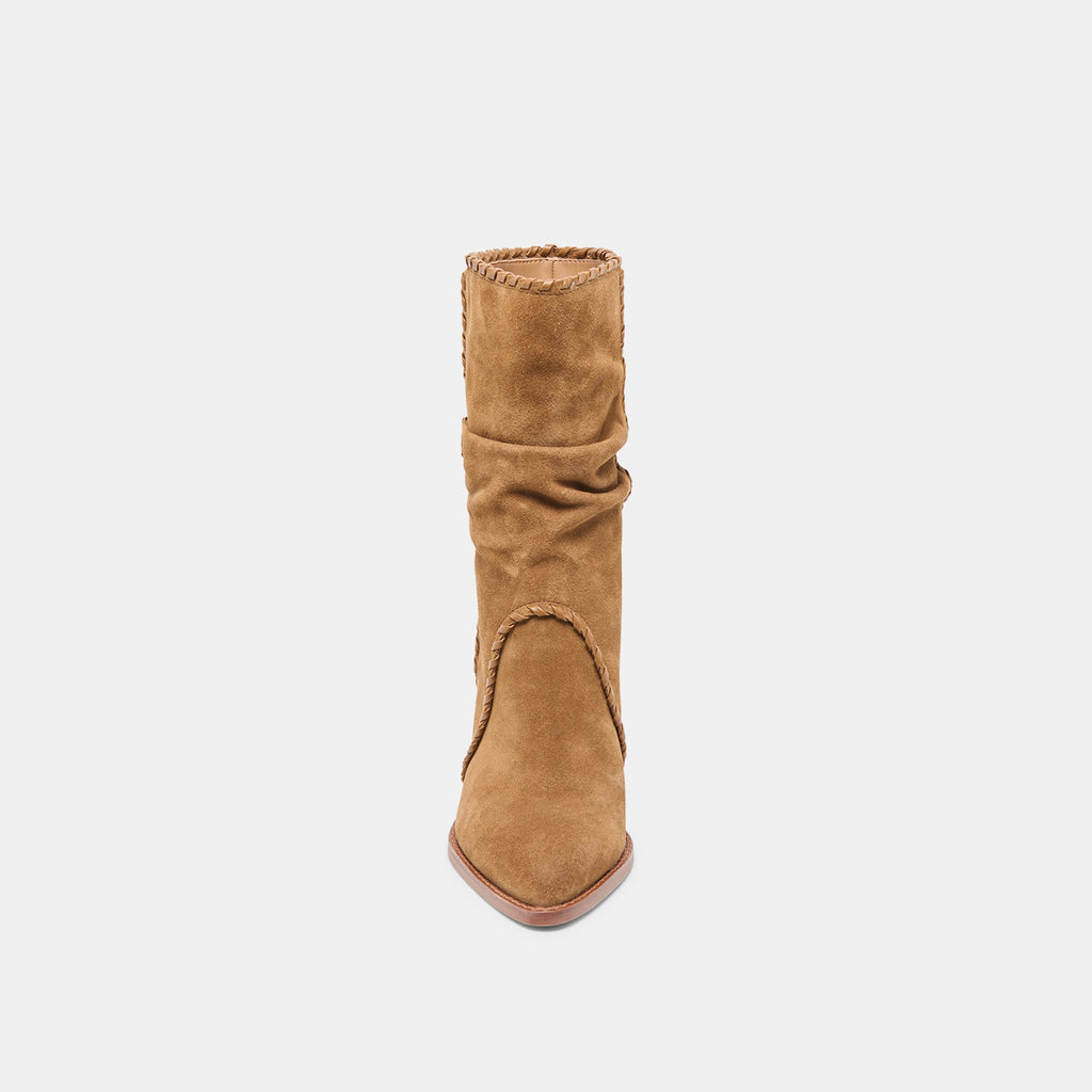 JULITH BOOTS LT BROWN SUEDE
