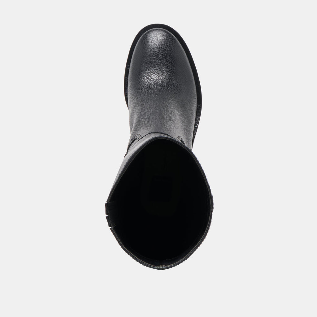 KILIAN H2O WIDE CALF BOOTS BLACK LEATHER