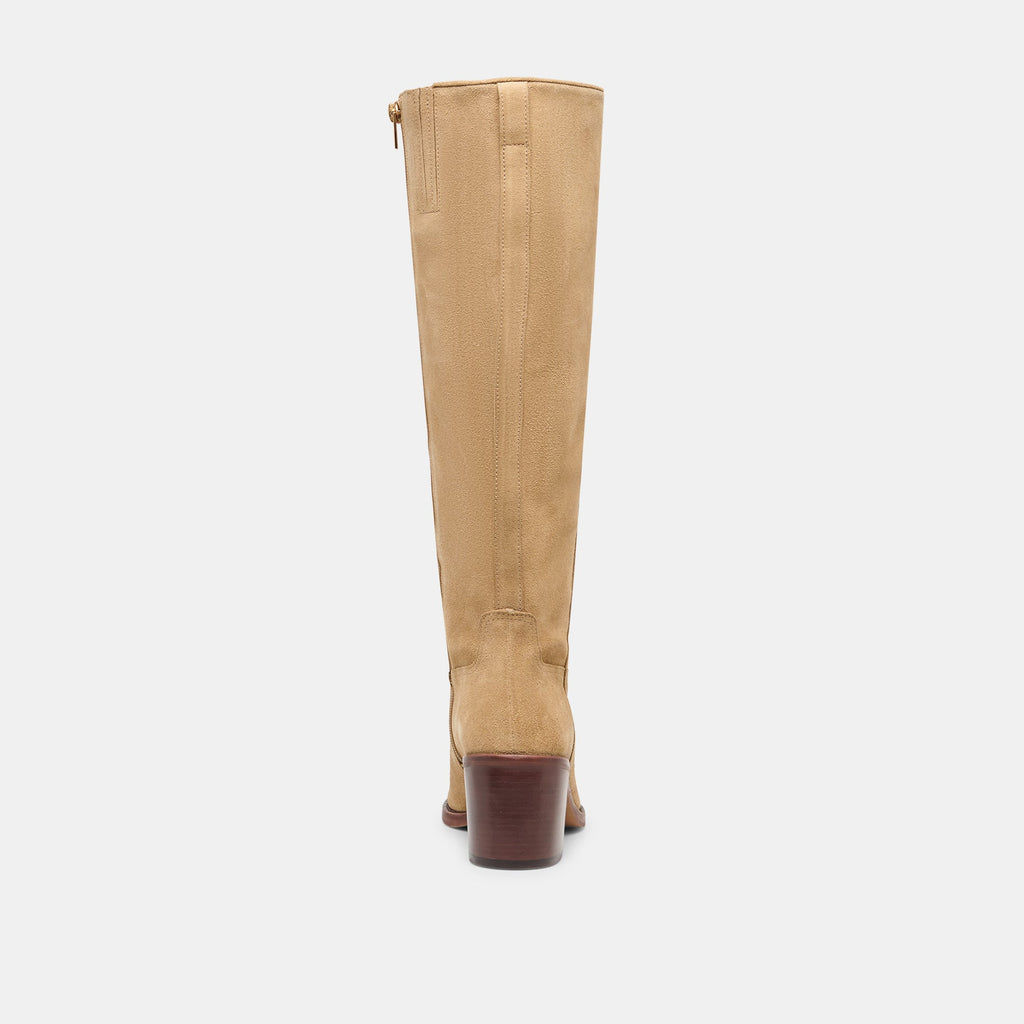 LUCYLE BOOTS DK TAUPE SUEDE