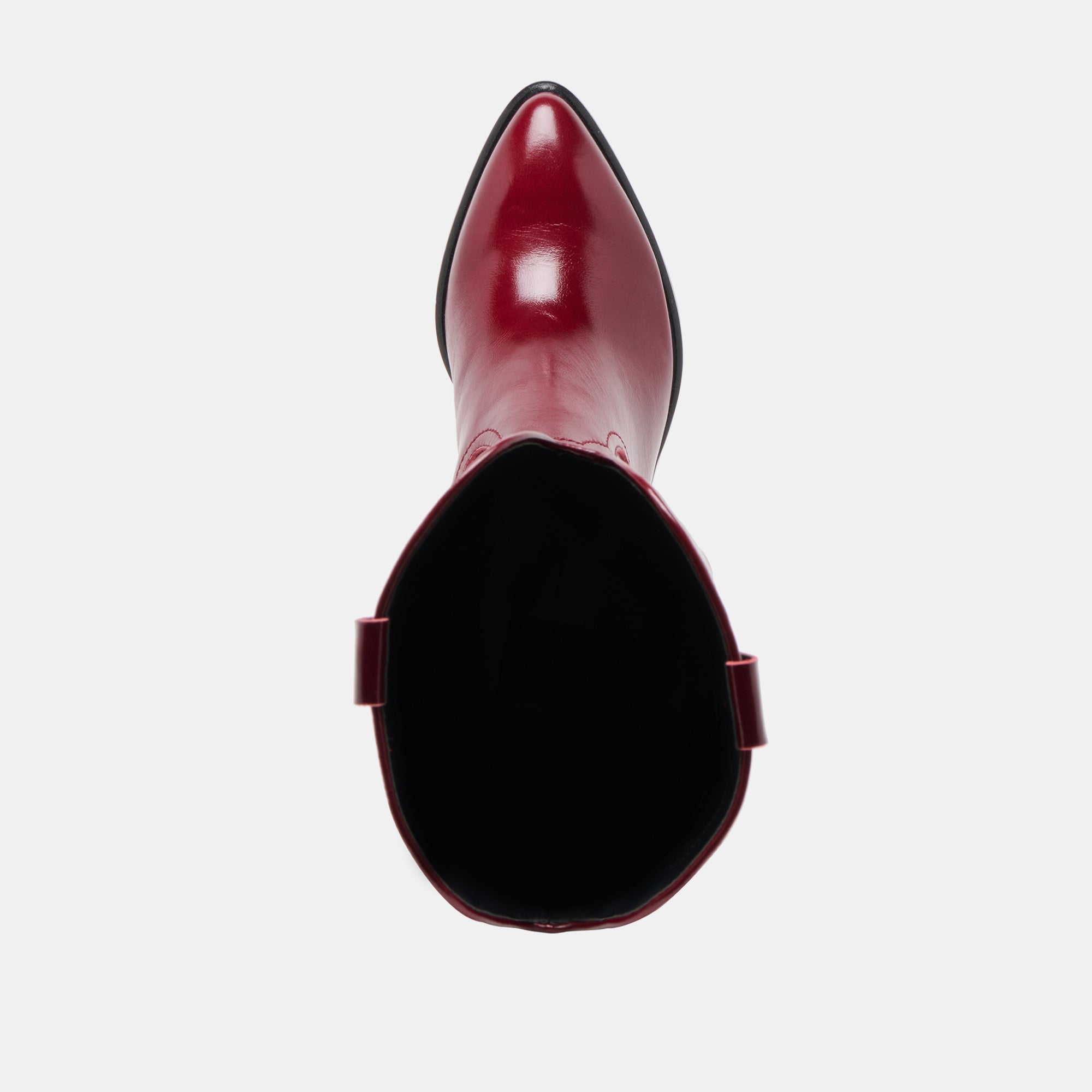 MIRLA WIDE CALF BOOTS OXBLOOD LEATHER