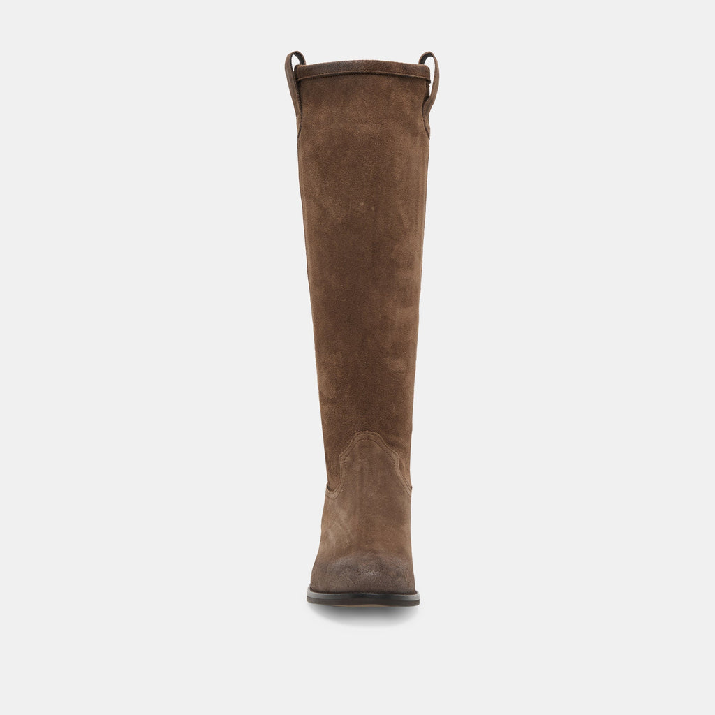 RAMZY BOOTS CHOCOLATE SUEDE