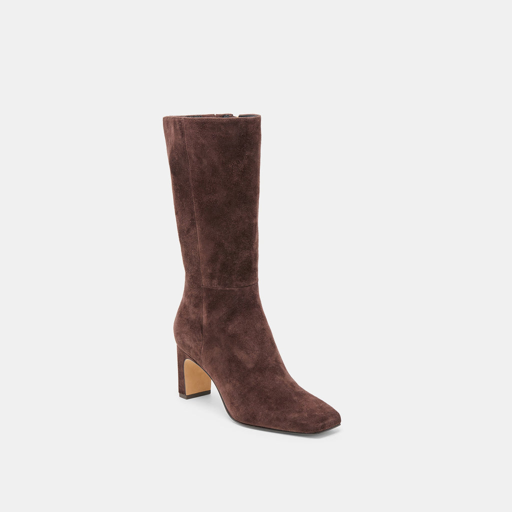 RIGGS BOOTS MAHOGANY SUEDE