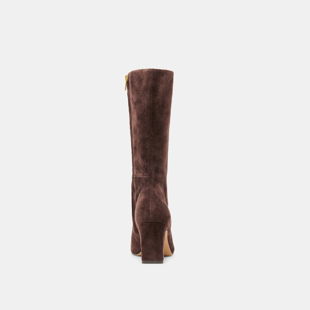RIGGS BOOTS MAHOGANY SUEDE