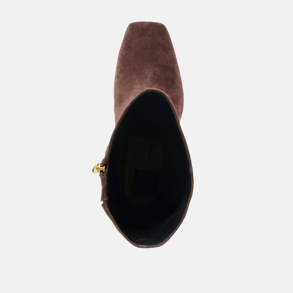 RIGGS BOOTS MAHOGANY SUEDE