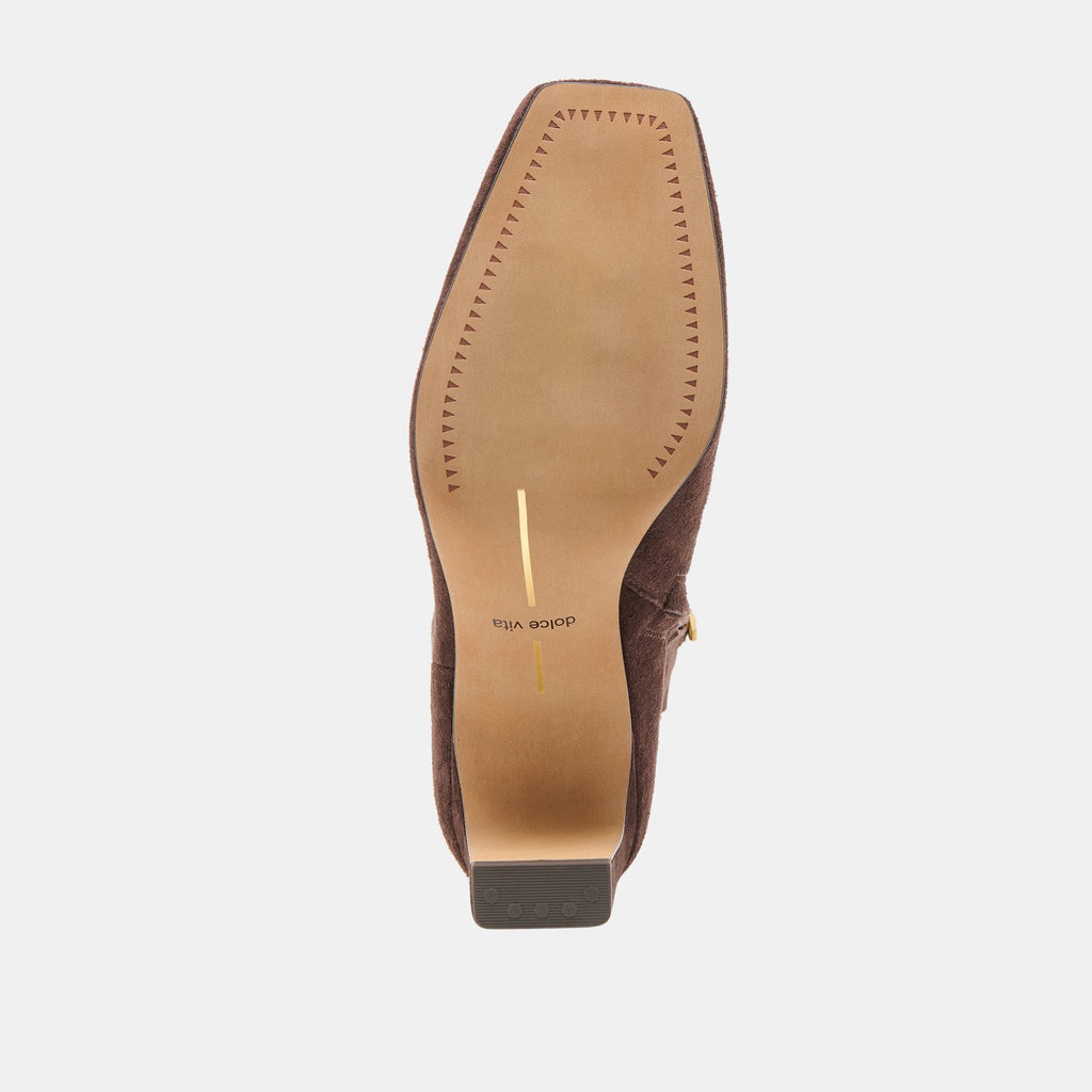 RIGGS BOOTS MAHOGANY SUEDE
