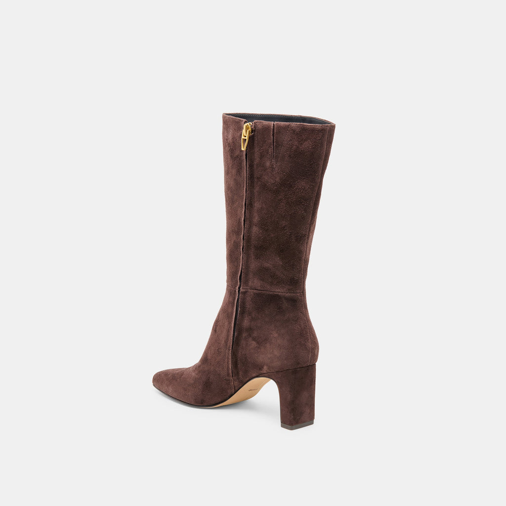 RIGGS BOOTS MAHOGANY SUEDE