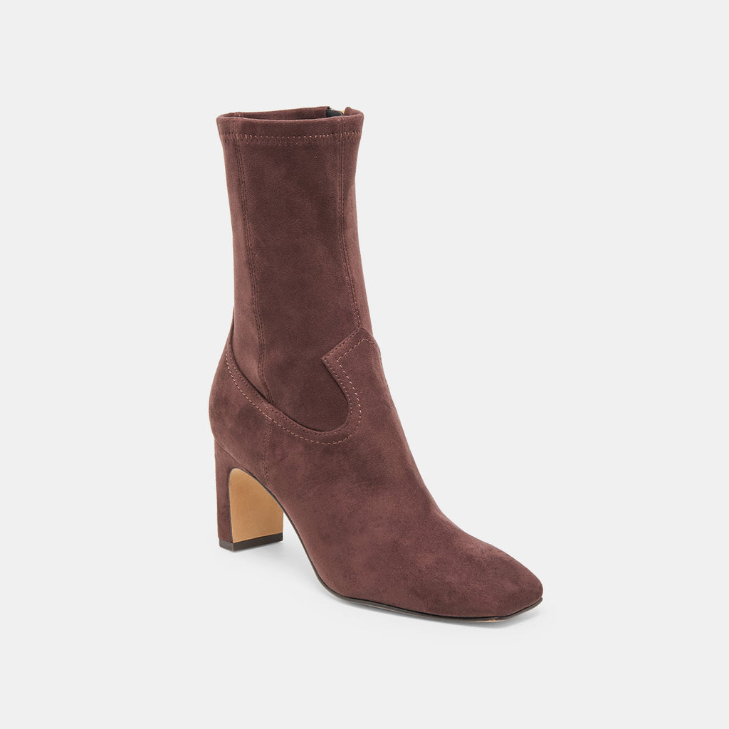 ROAN BOOTS MAHOGANY STELLA SUEDE