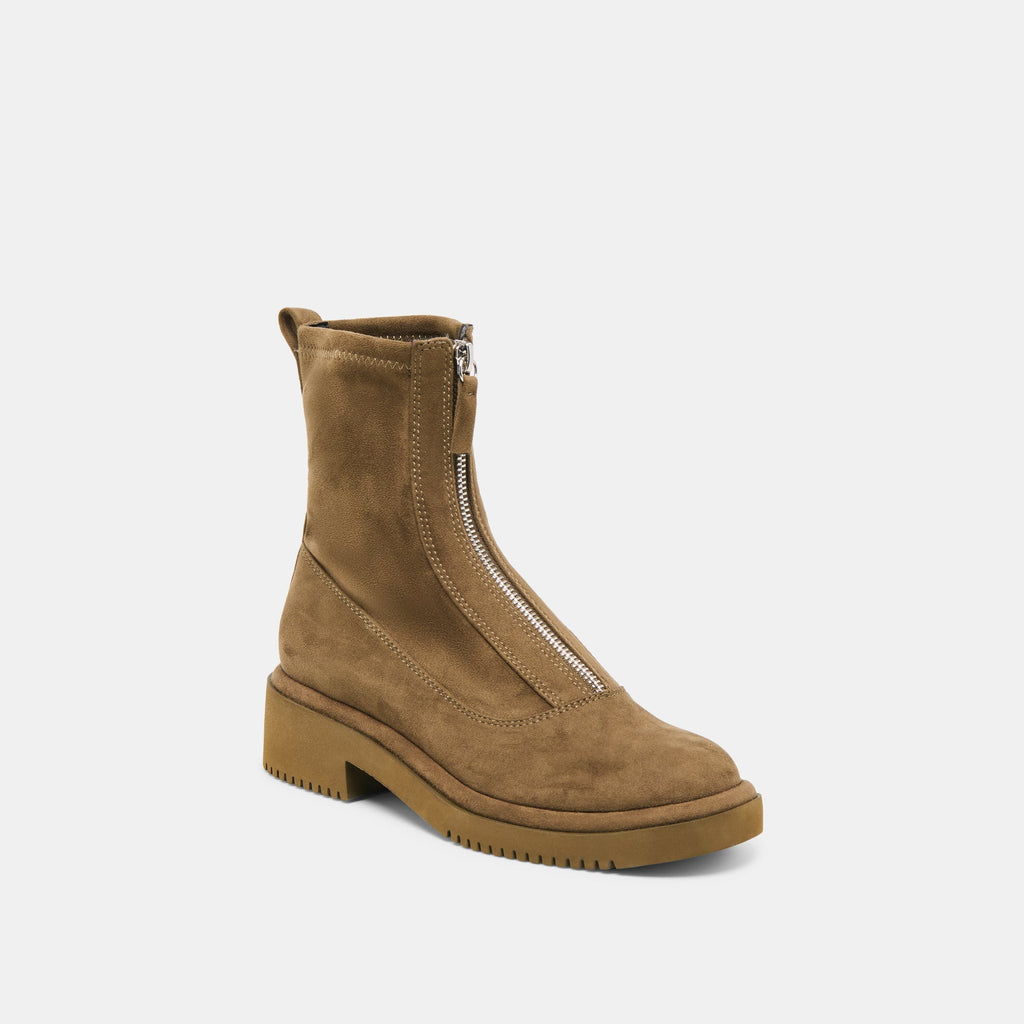 SHANTE BOOTS DK OLIVE STELLA SUEDE