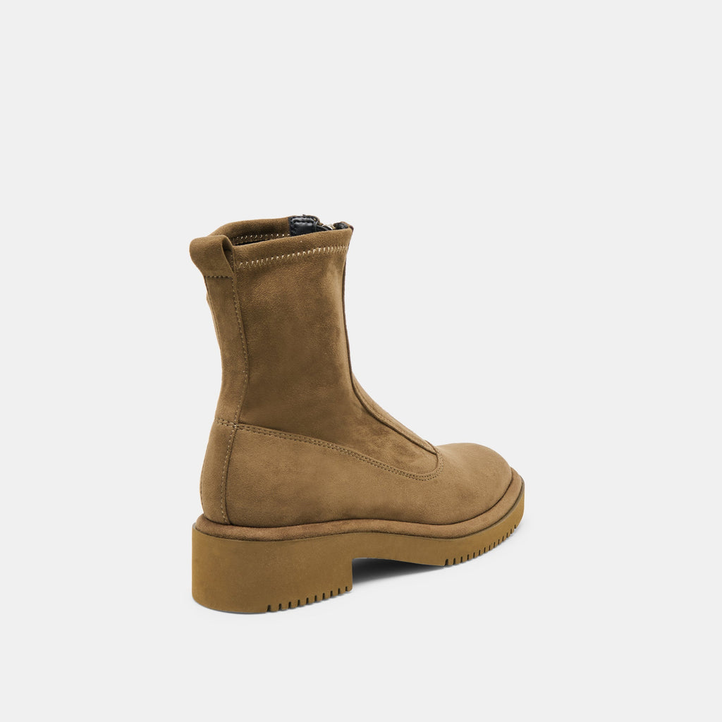 SHANTE BOOTS DK OLIVE STELLA SUEDE
