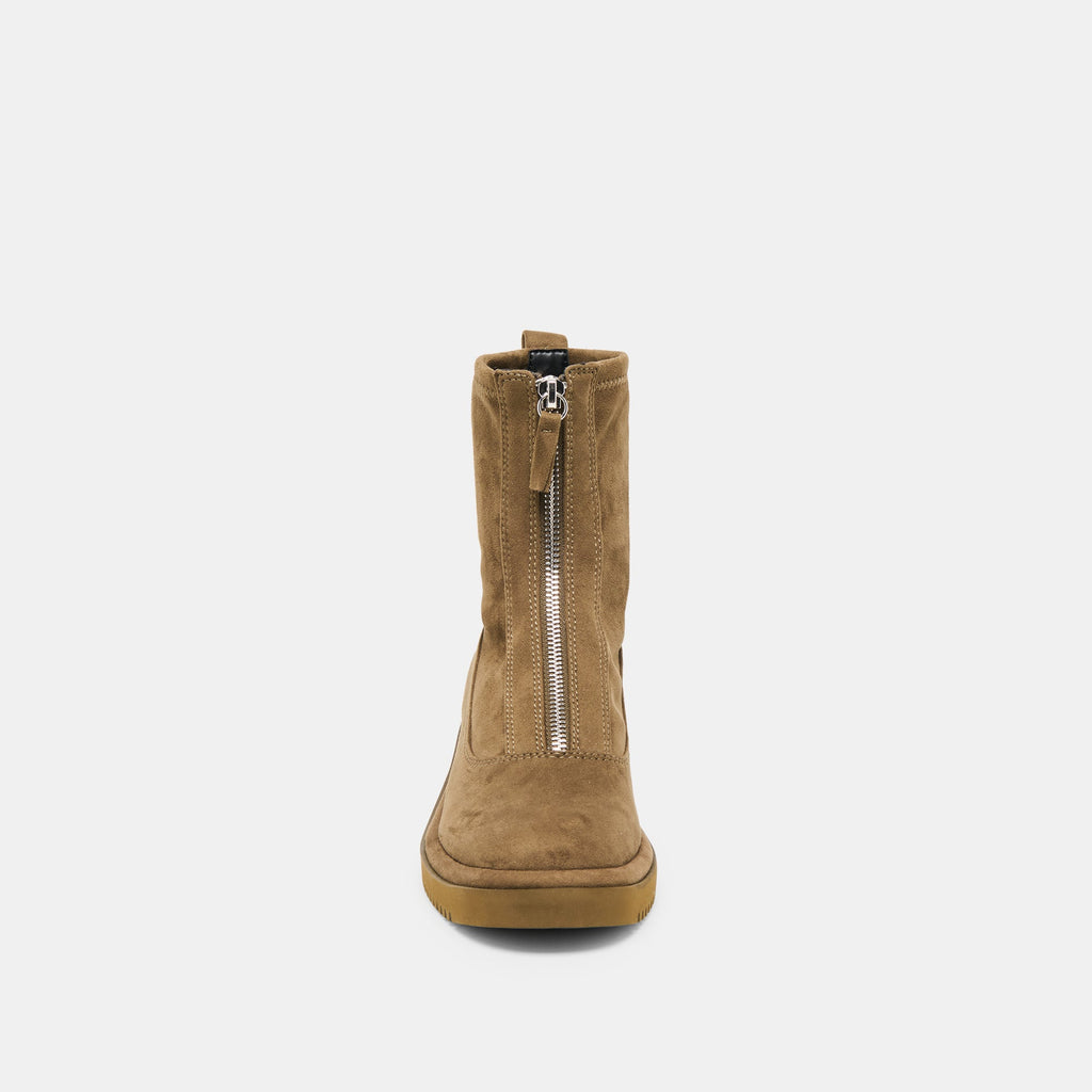 SHANTE BOOTS DK OLIVE STELLA SUEDE