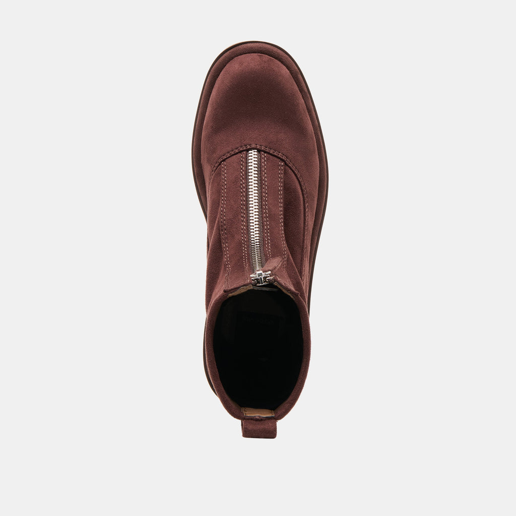 SHANTE BOOTS MAHOGANY STELLA SUEDE