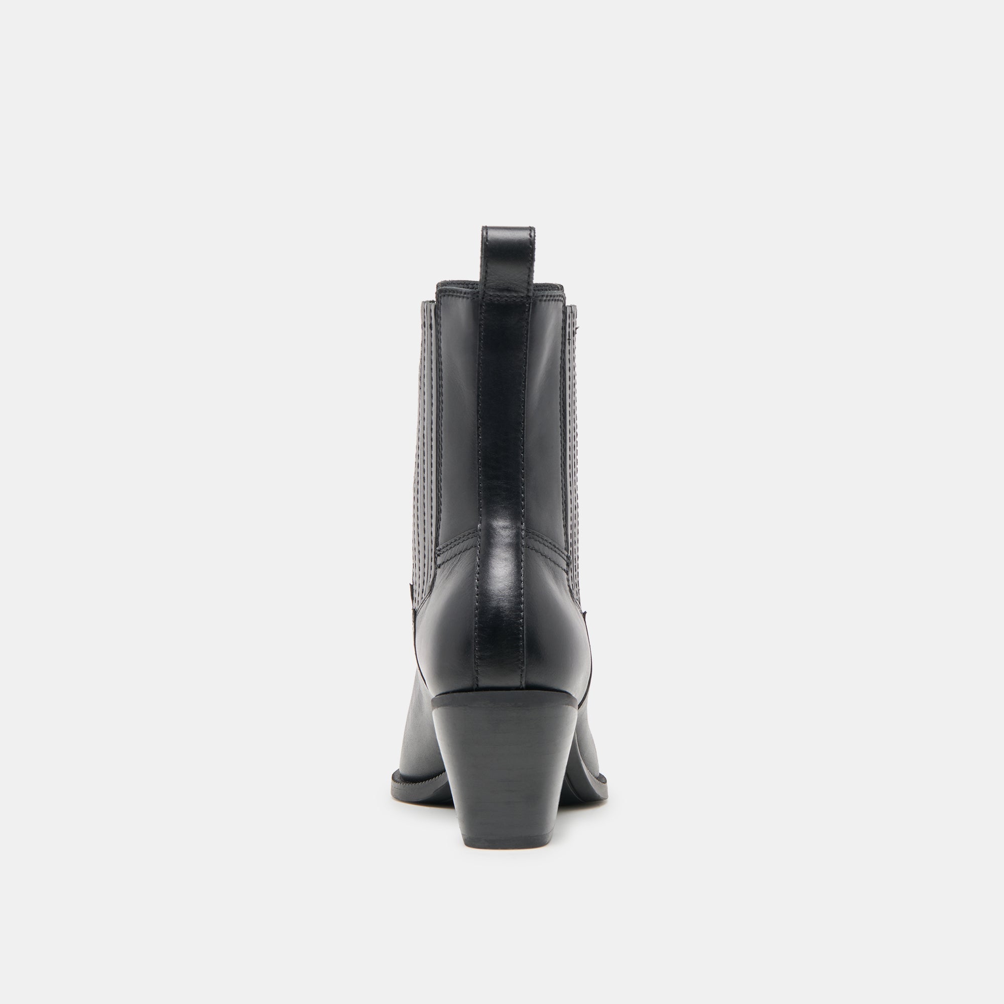 SLIM BOOTIES BLACK LEATHER