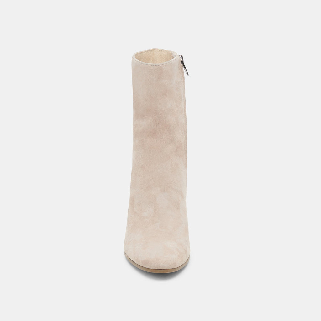 SUZY WIDE BOOTIES TAUPE SUEDE