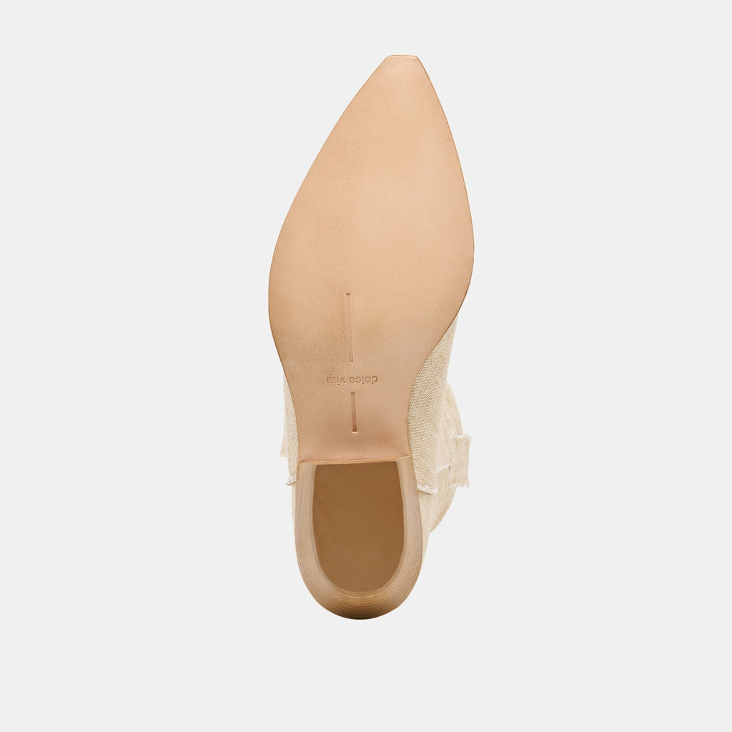 TANNER BOOTS BONE FABRIC