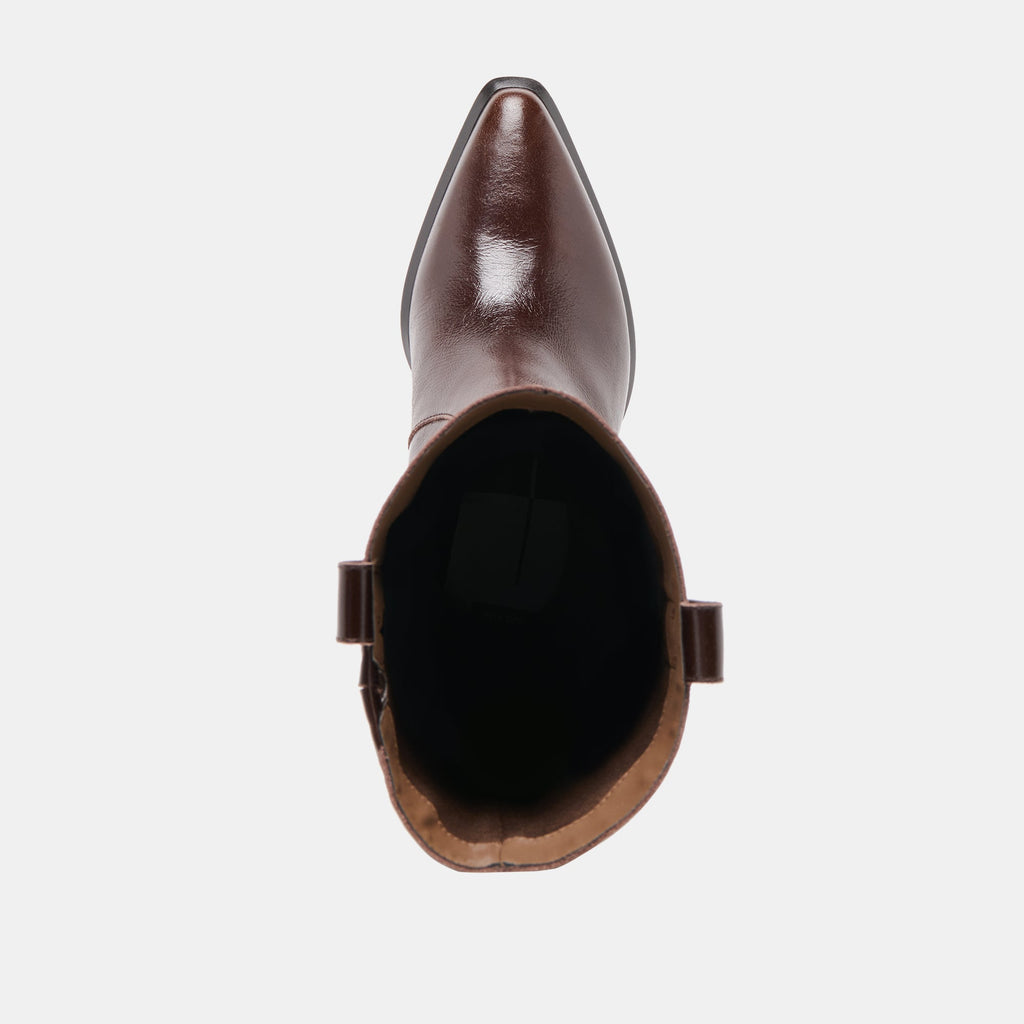 VERN BOOTS CHOCOLATE LEATHER