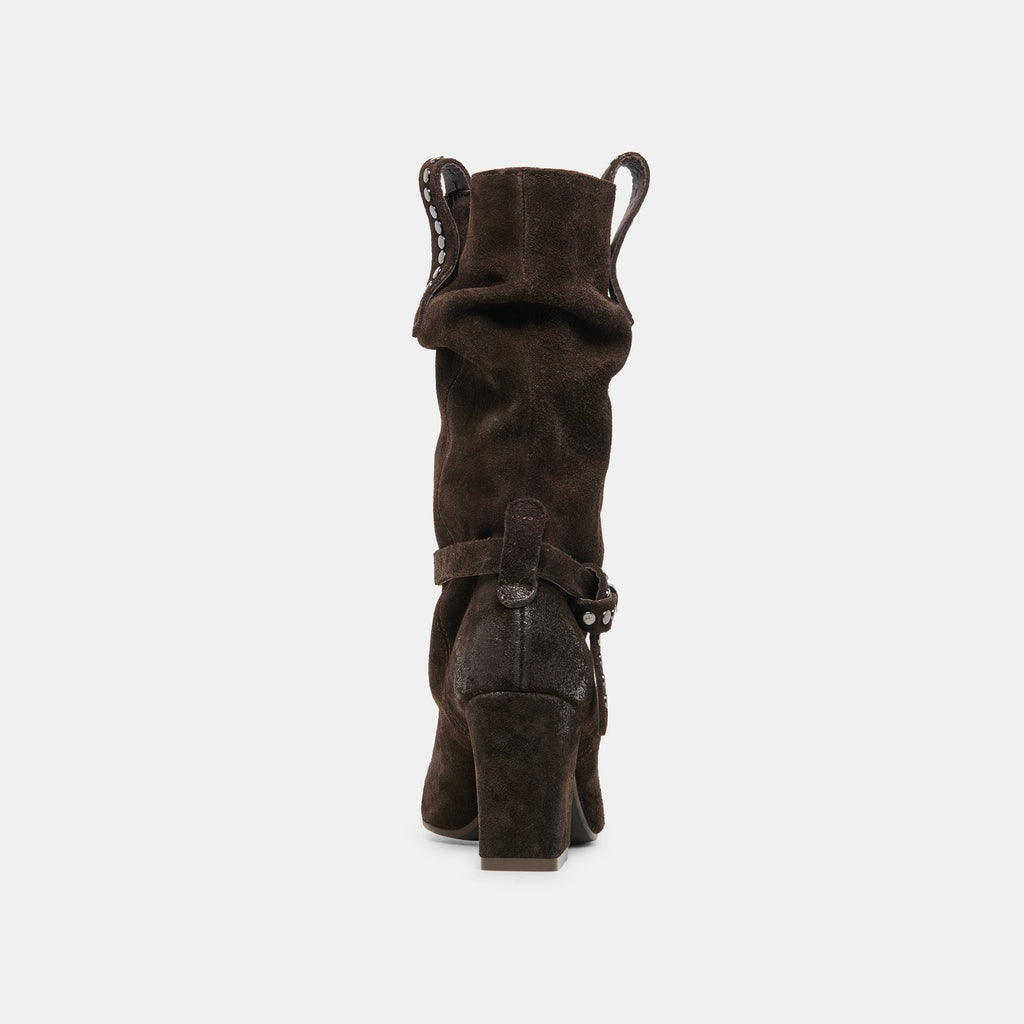 MORLA BOOTS DK BROWN SUEDE