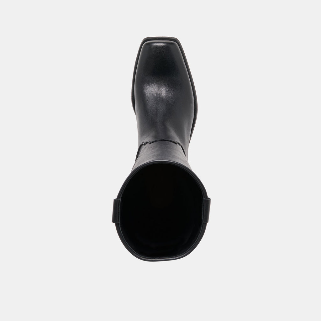 ROMIE BOOTS BLACK LEATHER