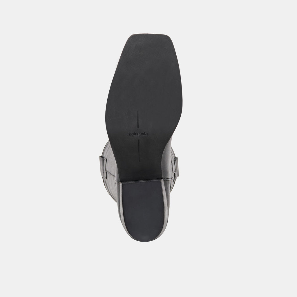 ROMIE BOOTS BLACK LEATHER