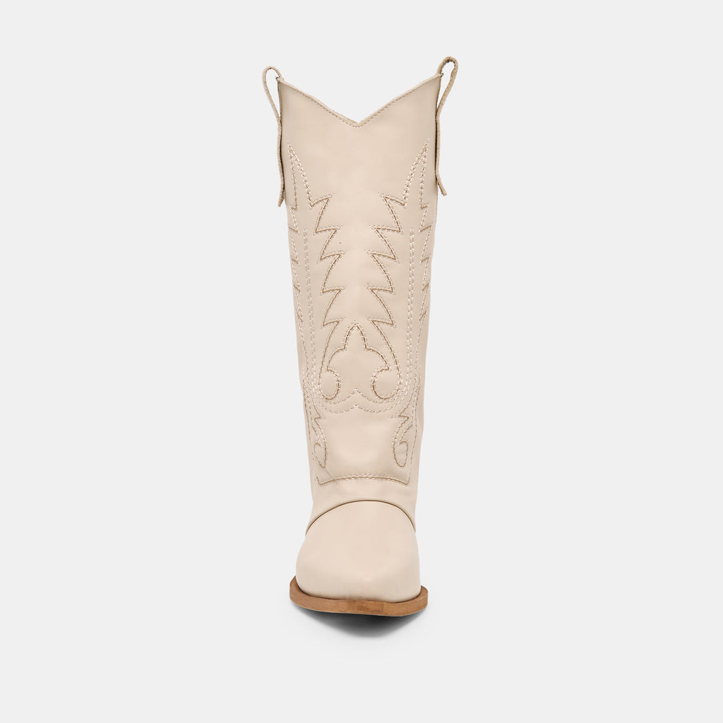 SAMMY BOOTS BONE LEATHER