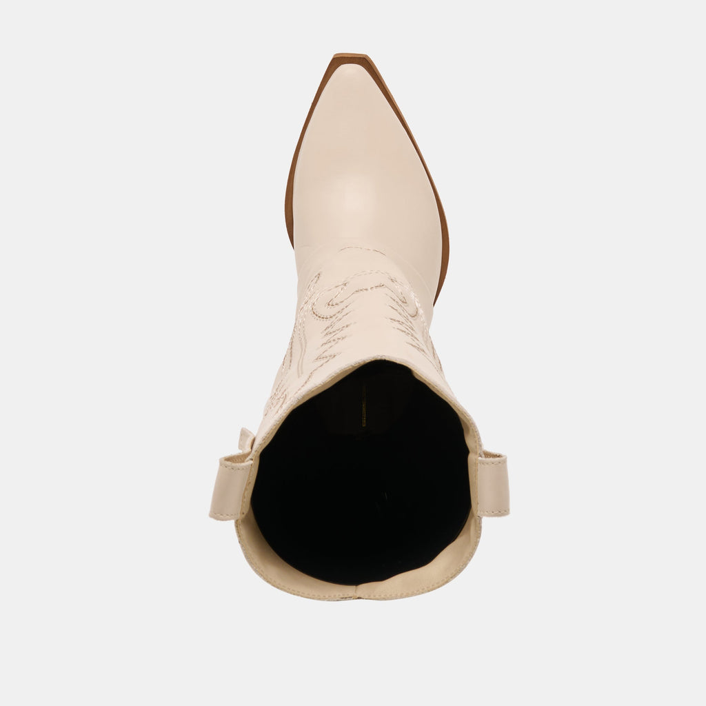 SAMMY BOOTS BONE LEATHER