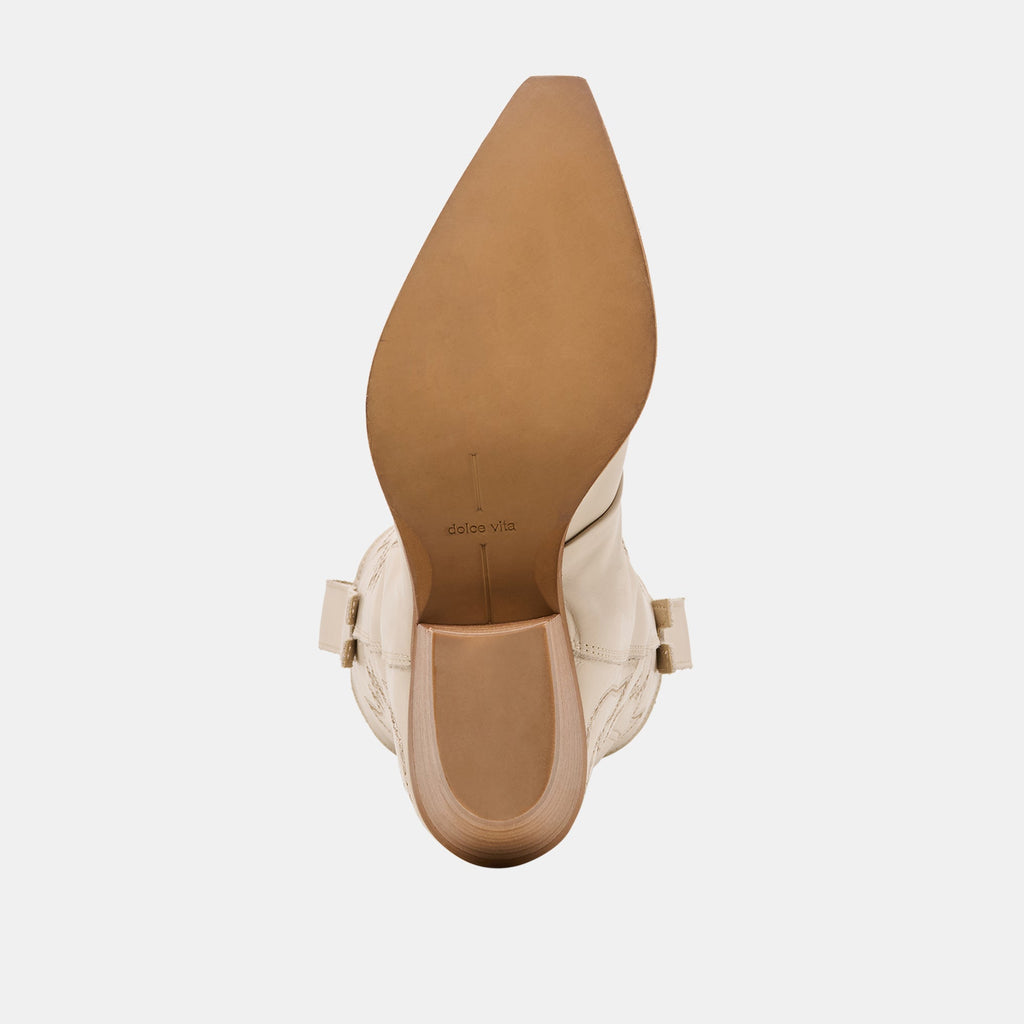 SAMMY BOOTS BONE LEATHER