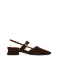 Eider Espresso Brown Suede Flats