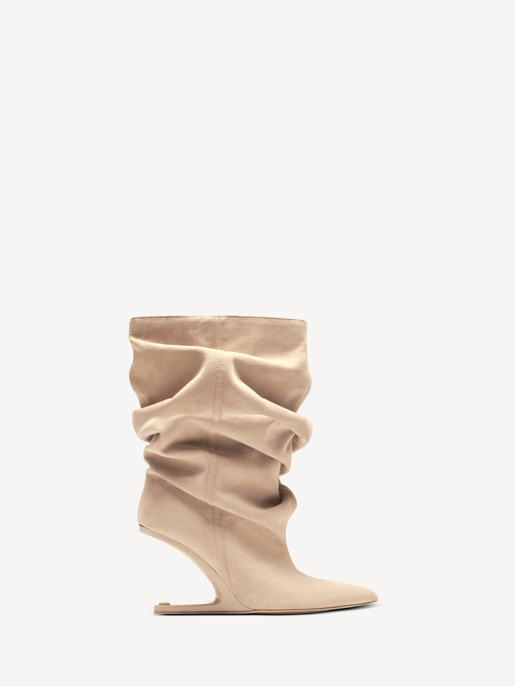 Wedge Suede Ankle Boots