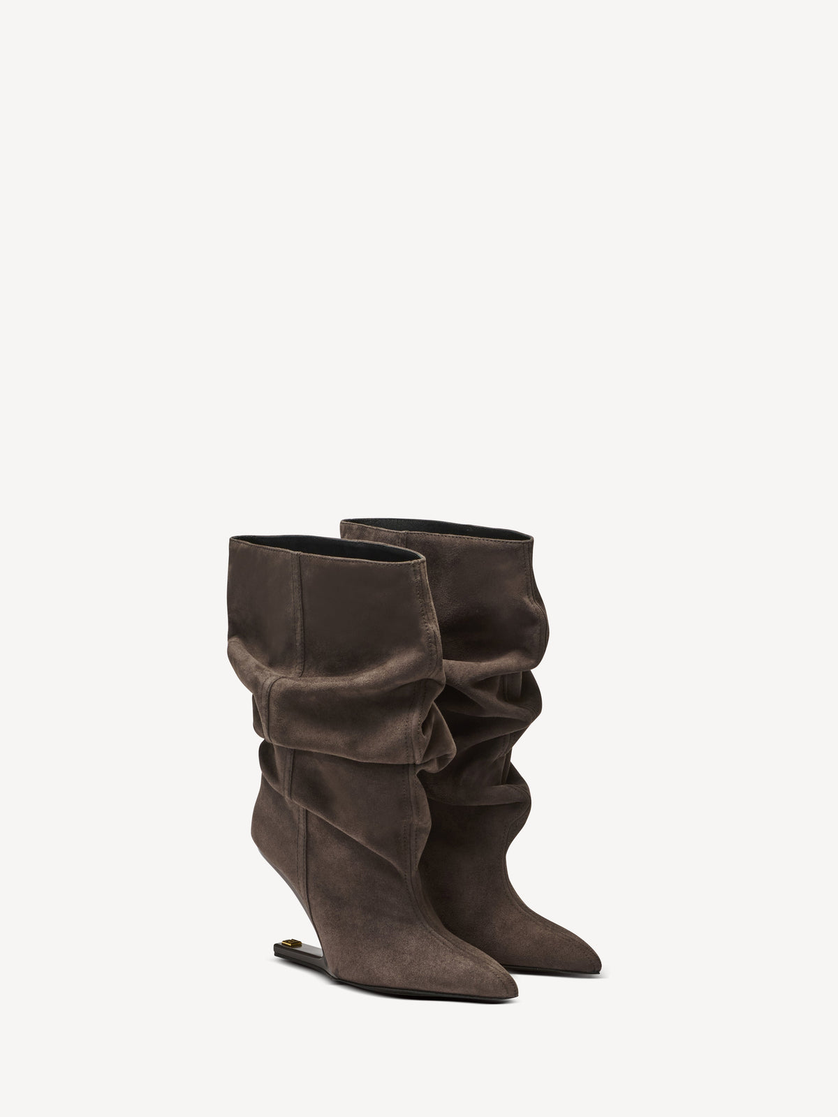 Wedge Suede Ankle Boots