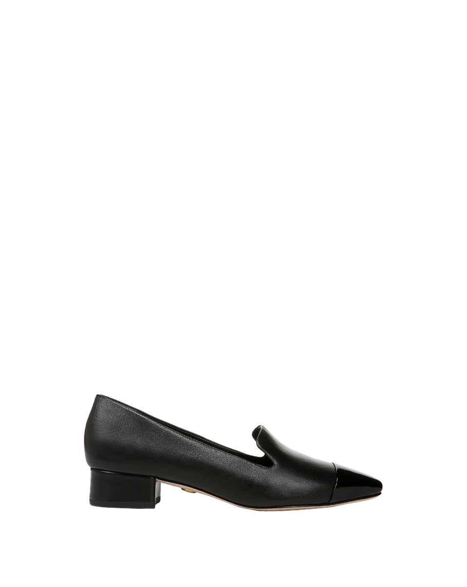 Cecile Leather Cap-Toe Loafer