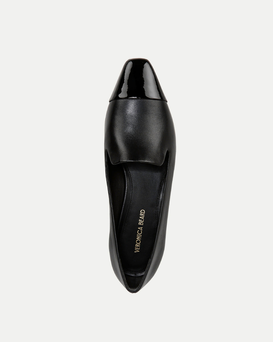 Cecile Leather Cap-Toe Loafer