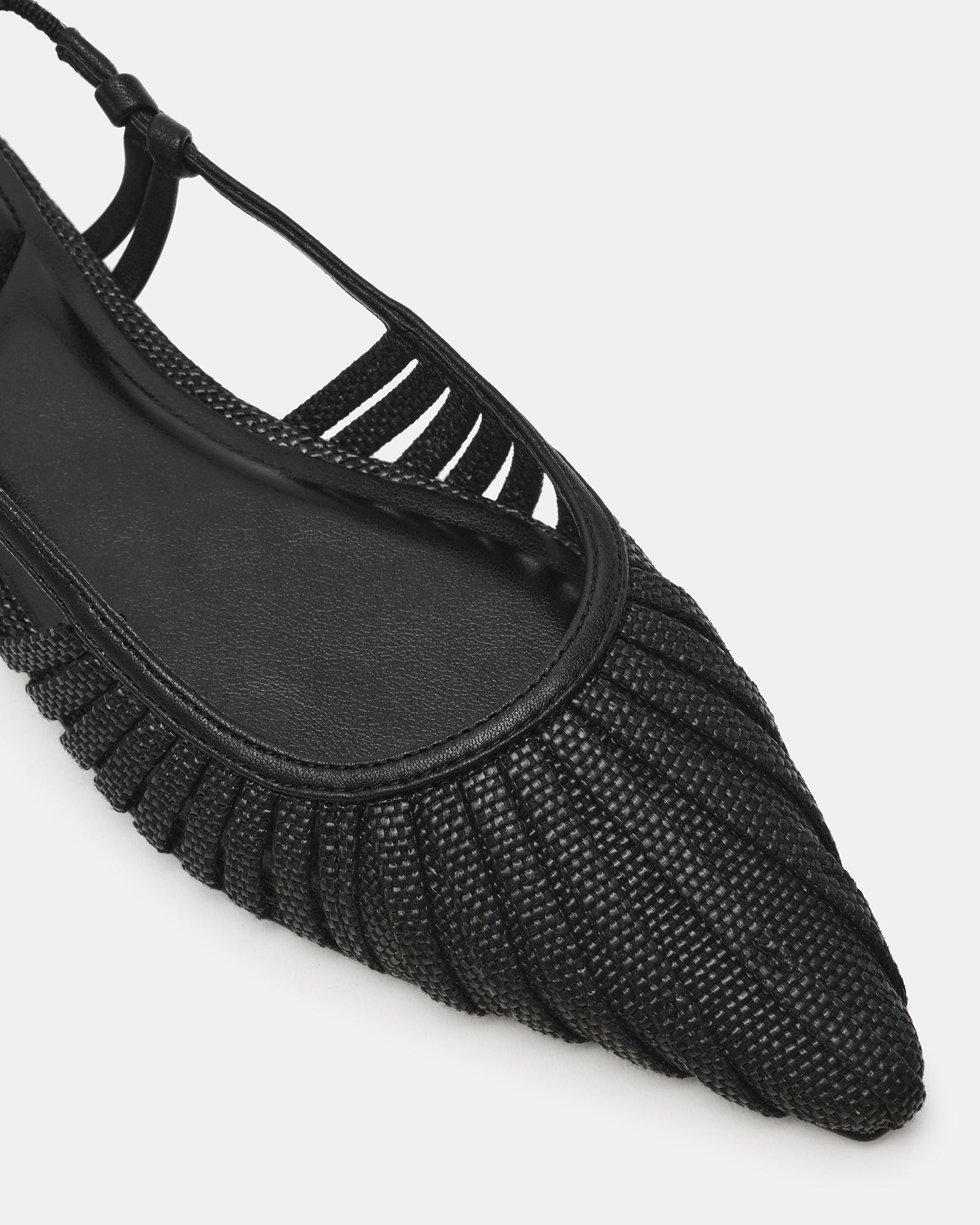 Alandria Black Raffia