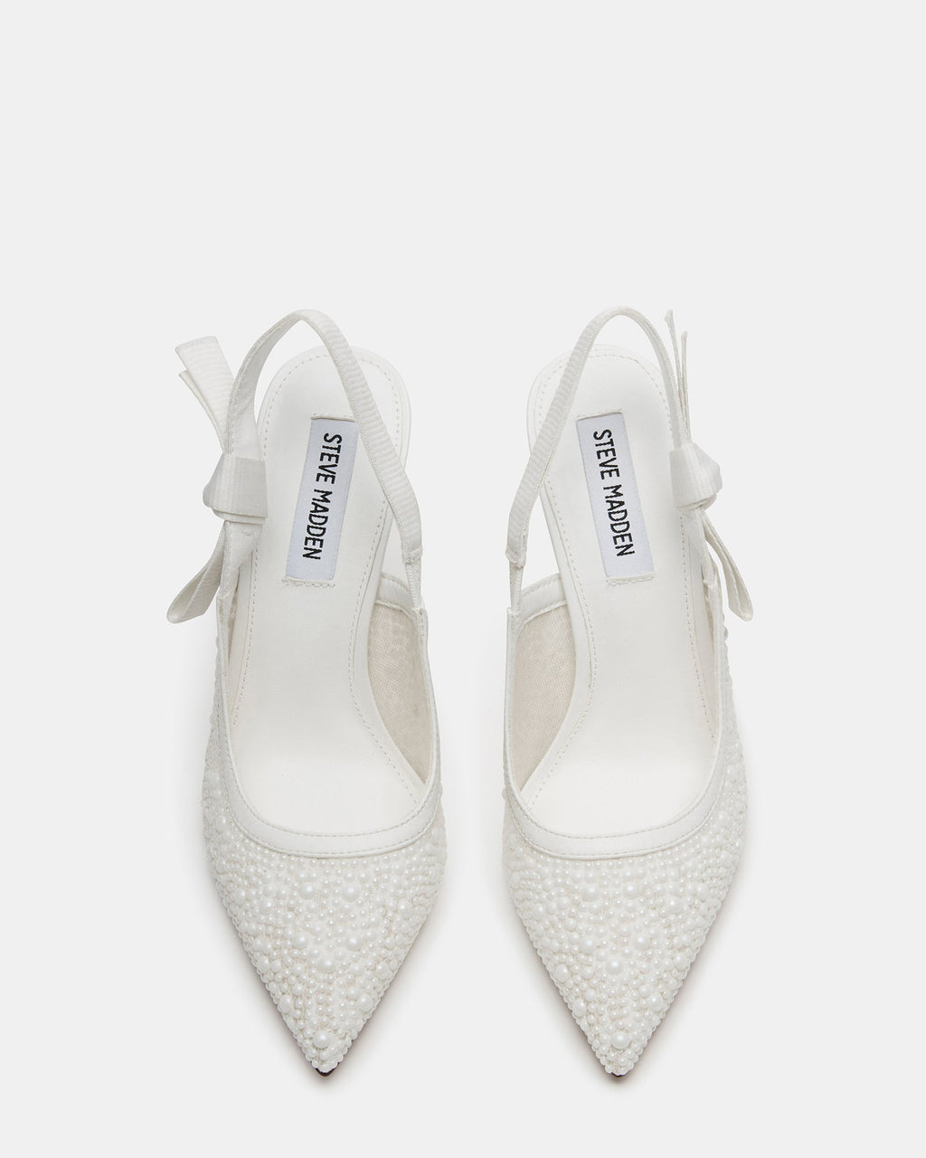 Bri White Lace Pearl