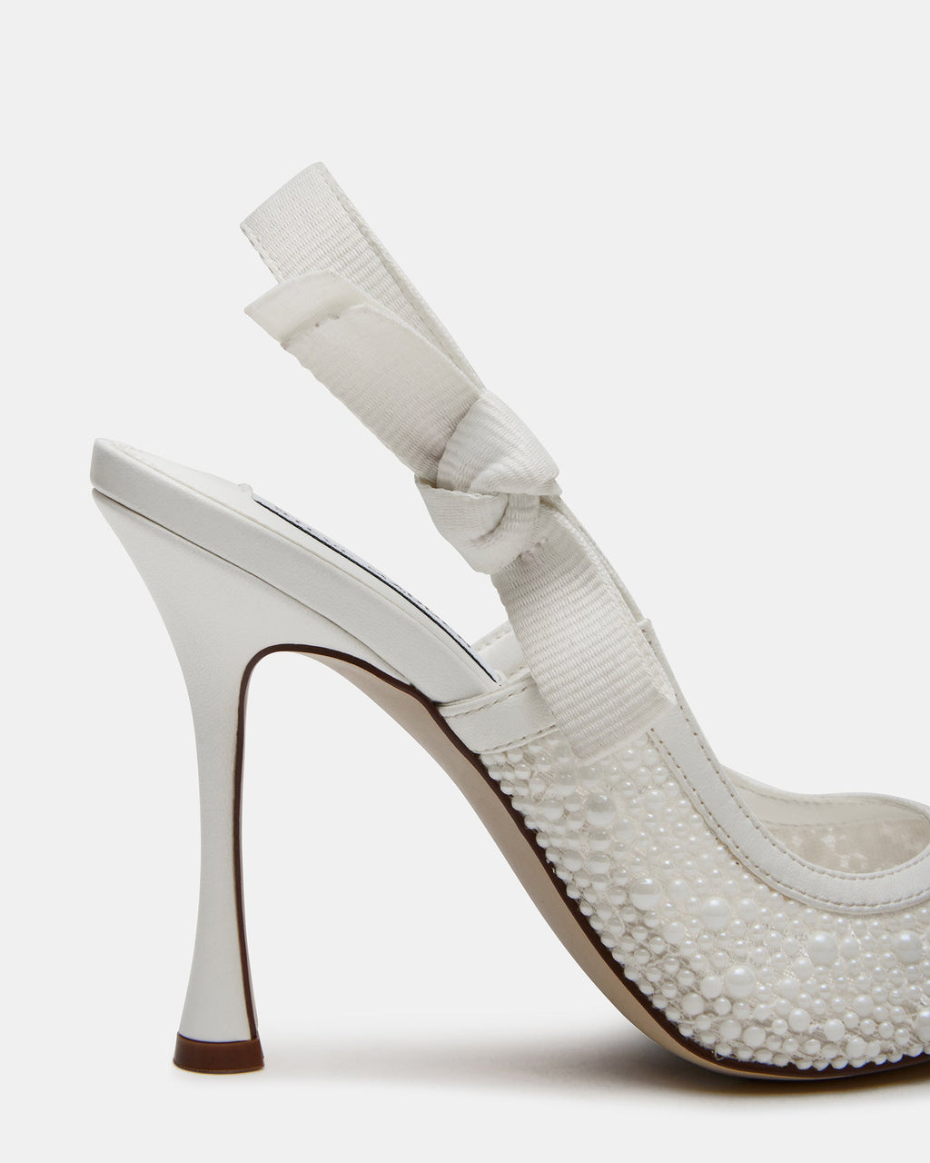 Bri White Lace Pearl