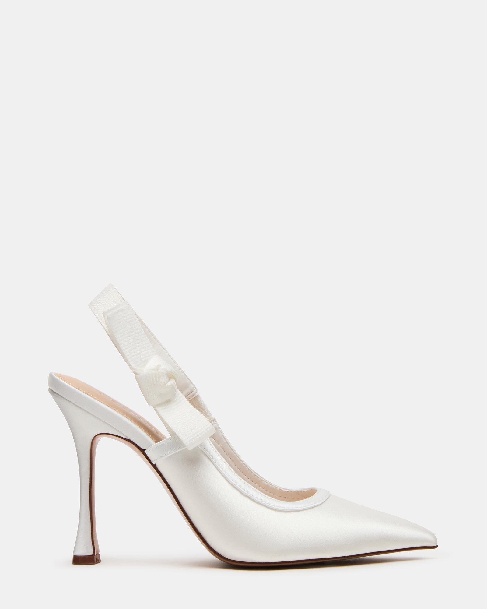 Bri White Satin