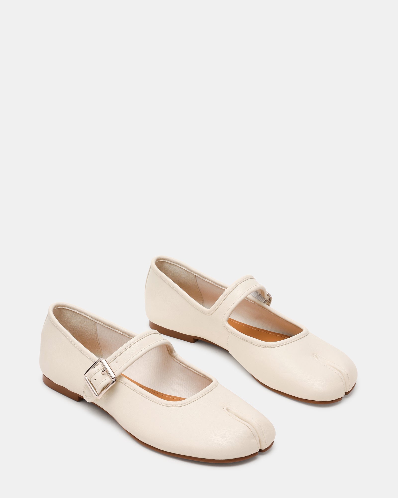 Calara White Leather