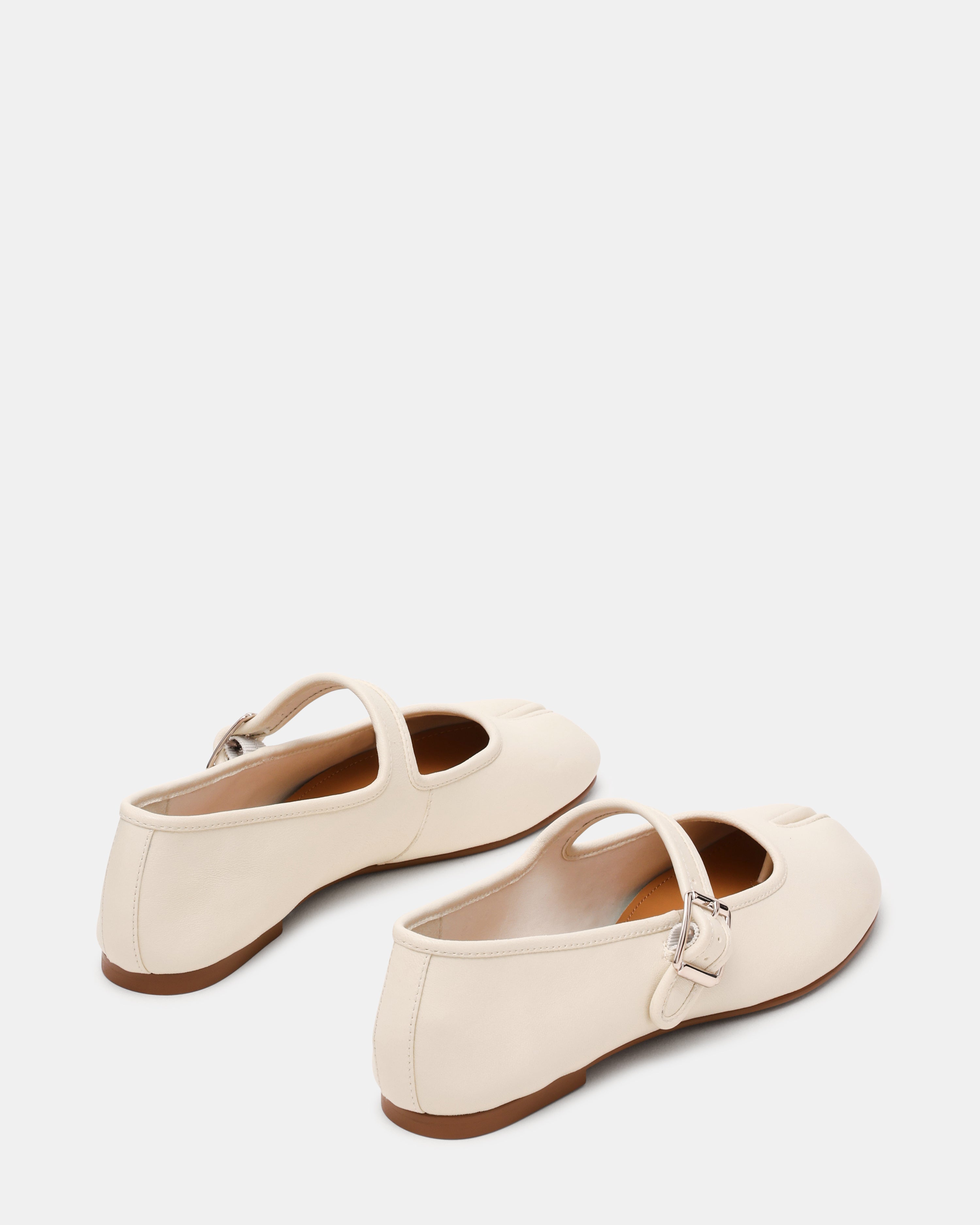 Calara White Leather