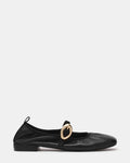Daffia Black Leather
