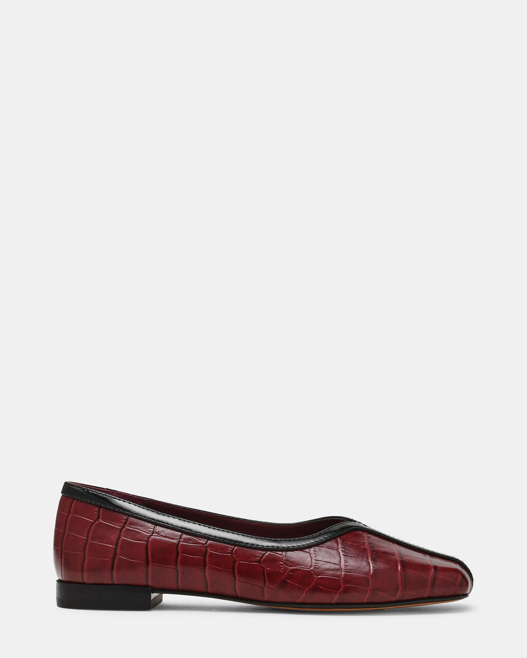 Dorelia Burgundy Crocodile Leather