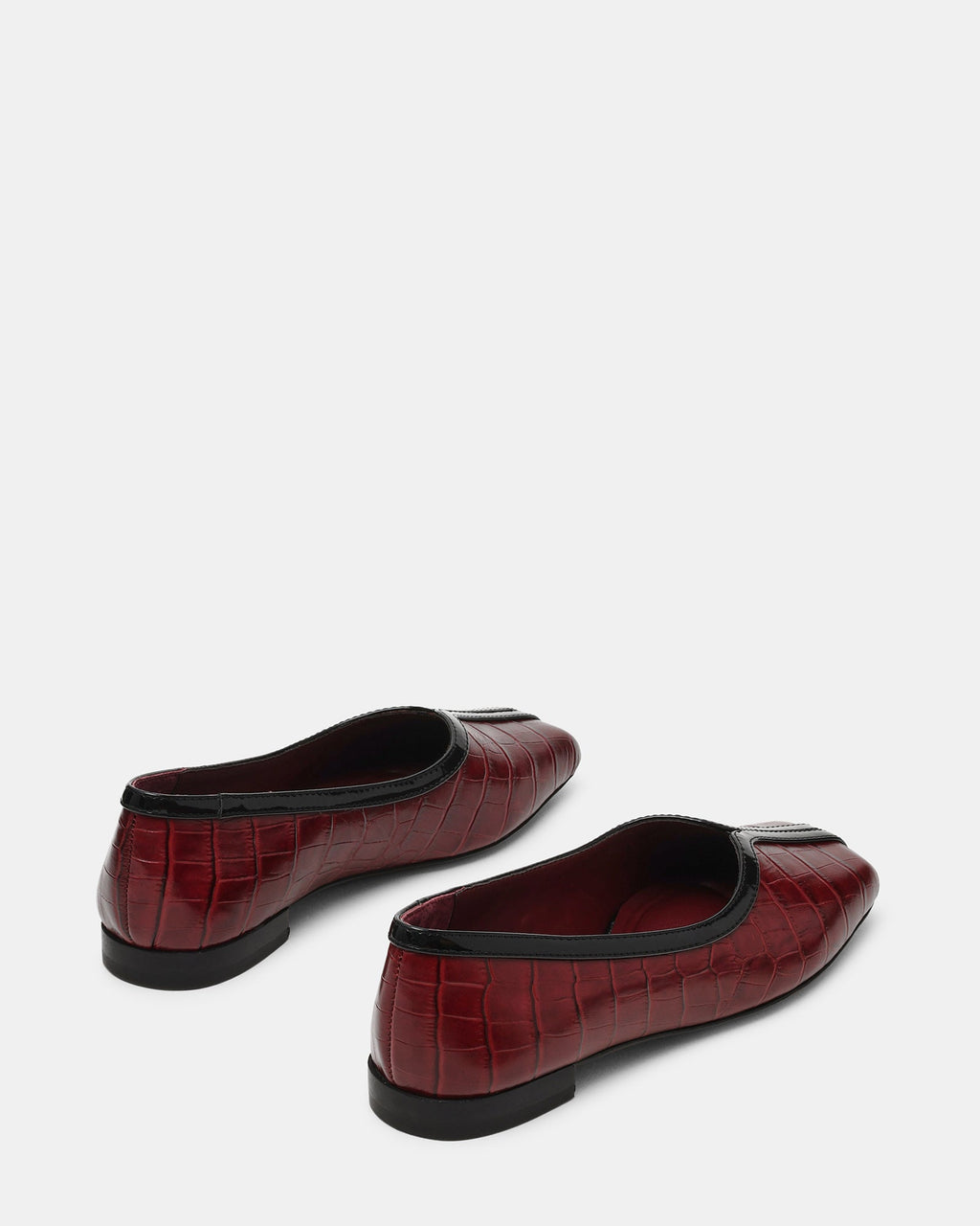 Dorelia Burgundy Crocodile Leather