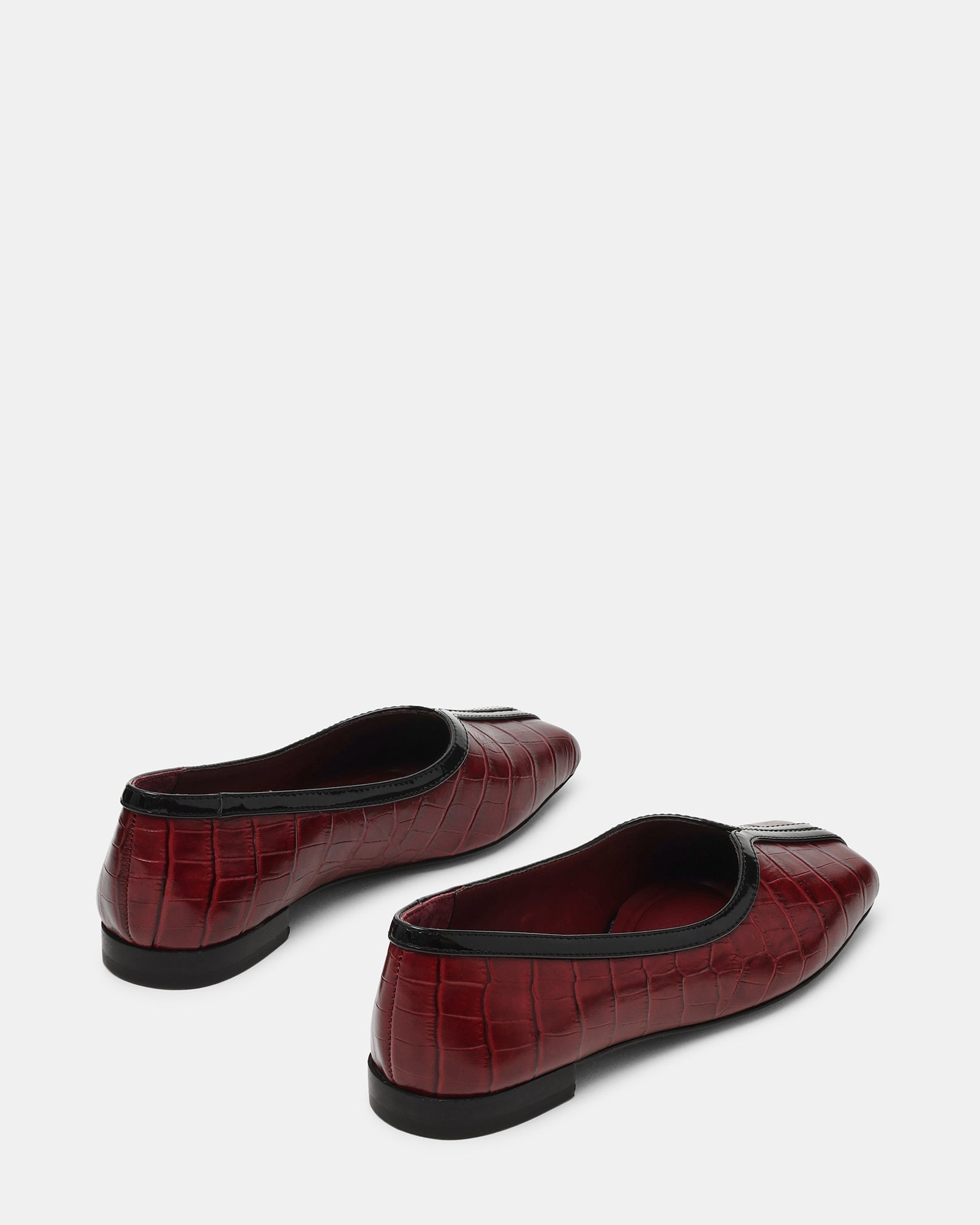 Dorelia Burgundy Crocodile Leather