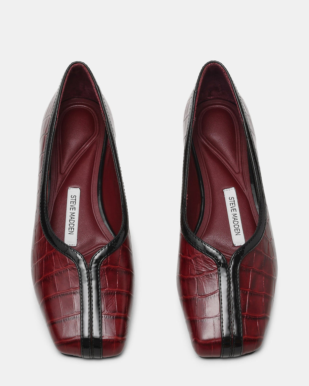 Dorelia Burgundy Crocodile Leather