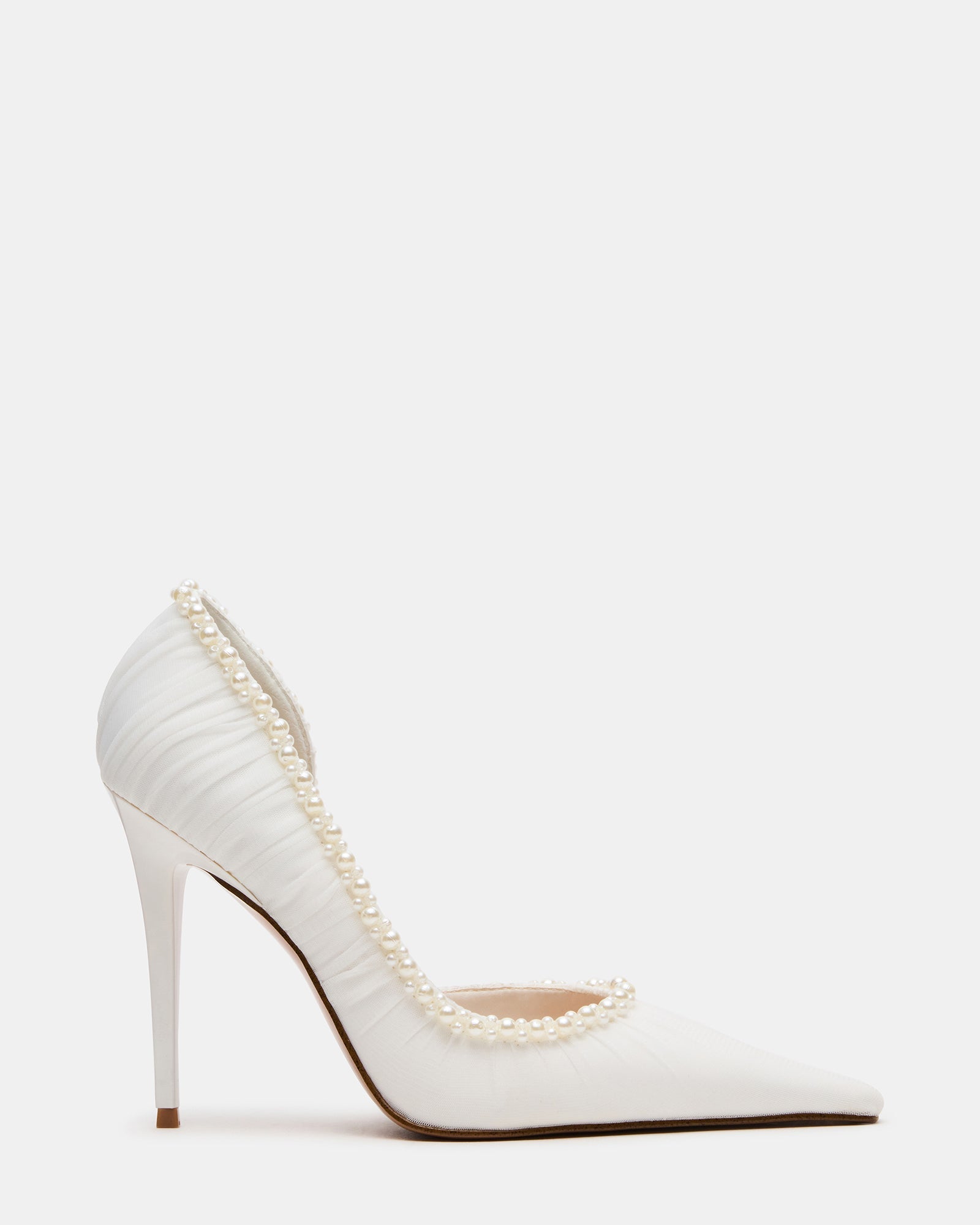 Elegant Pearl Ivory Mesh