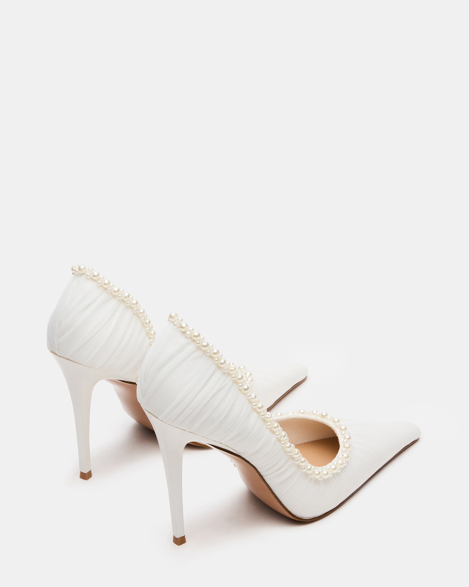 Elegant Pearl Ivory Mesh