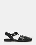 Fisk Black Leather