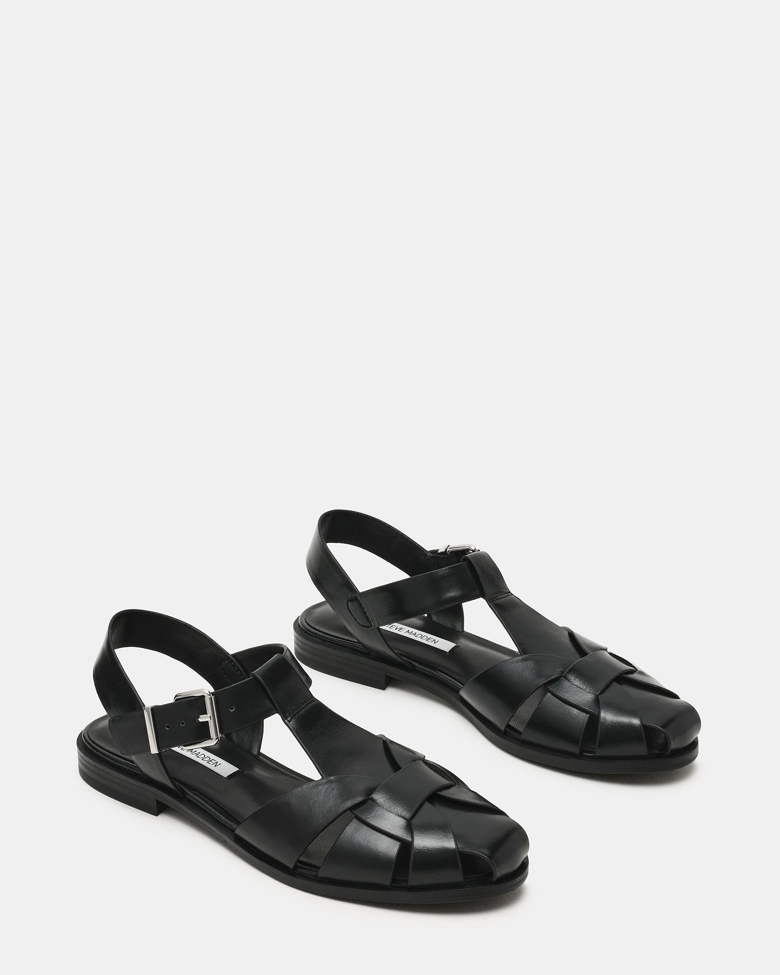 Fisk Black Leather