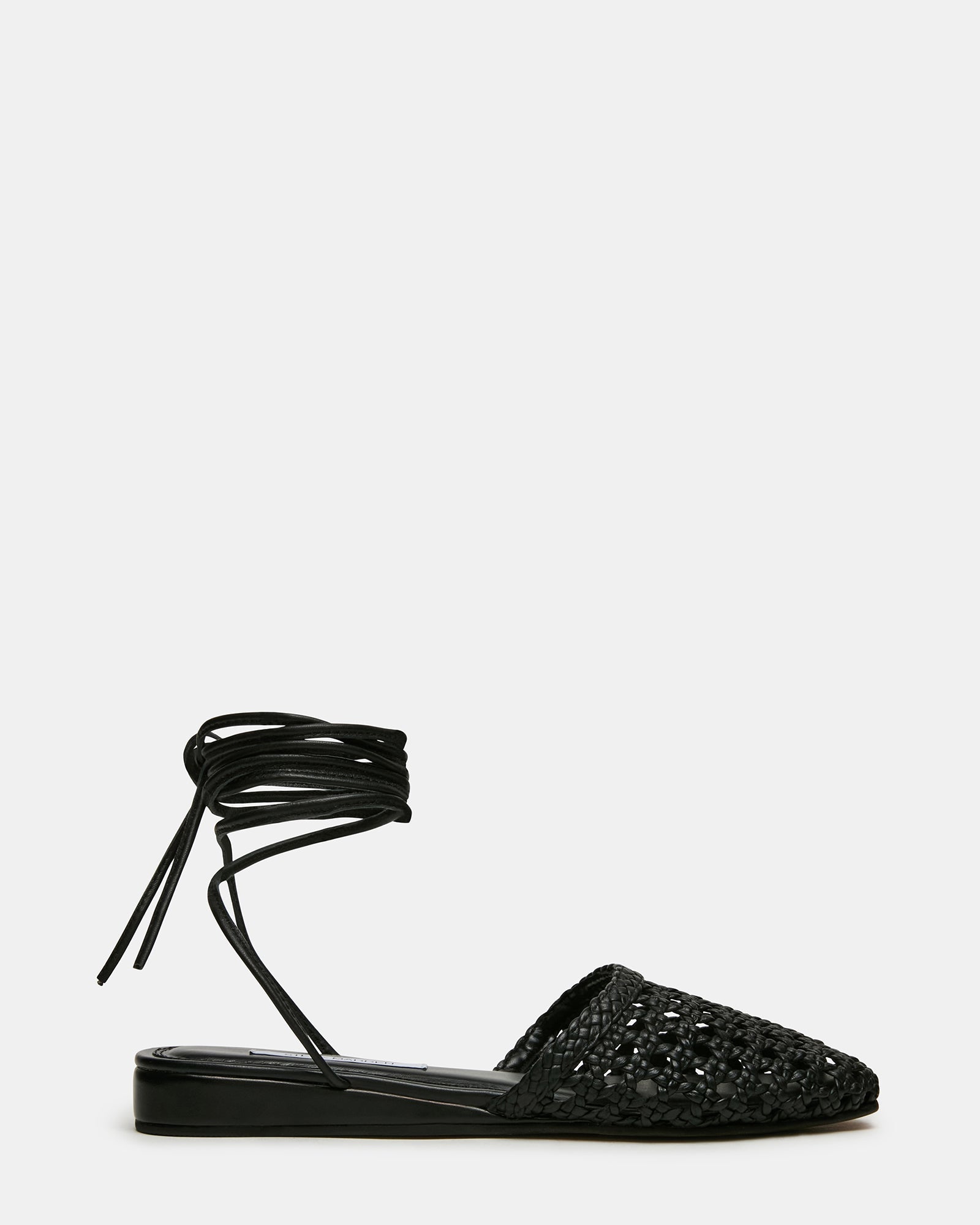 FLUTTER BLACK LEATHER