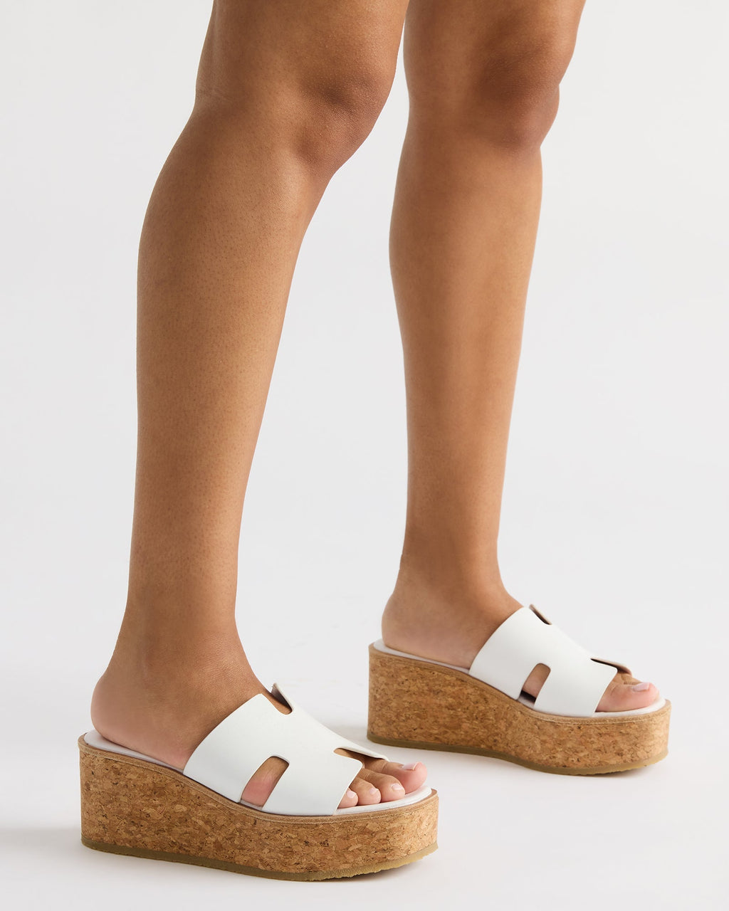 Harmony White Leather